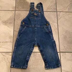 Vintage Oshkosh Denim Jean Overalls Made in USA 24 Months Vestbak